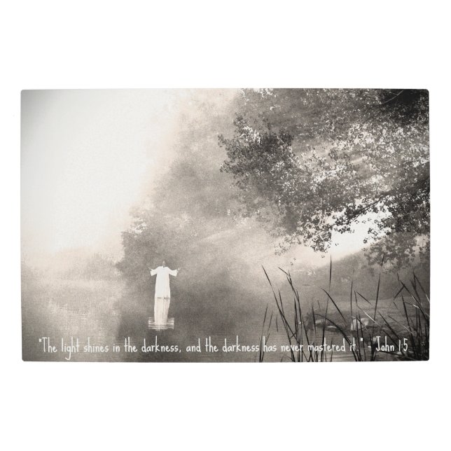 JOHN 1:5 Arte Metalizado (Anverso)