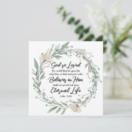 John 3:16 A Dios le encantó la tarjeta versátil de