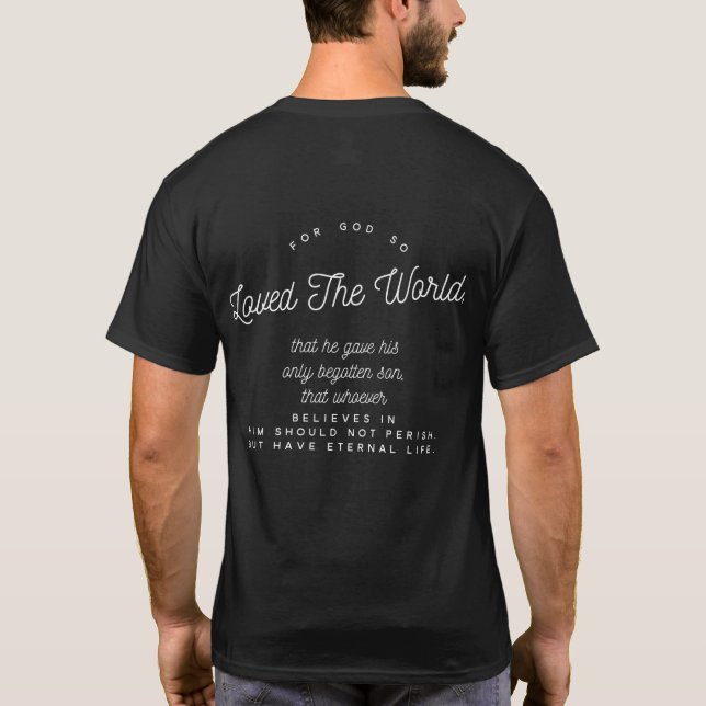 John 3:16 Camiseta contra la Biblia (Reverso)