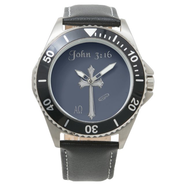 John 3:16 relojes (Anverso)