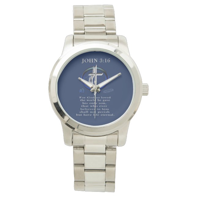 John 3:16 relojes (Anverso)