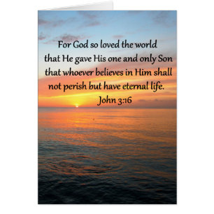 JOHN 3:16 SUNRISE SOBRE LA FOTO DEL OCÉANO