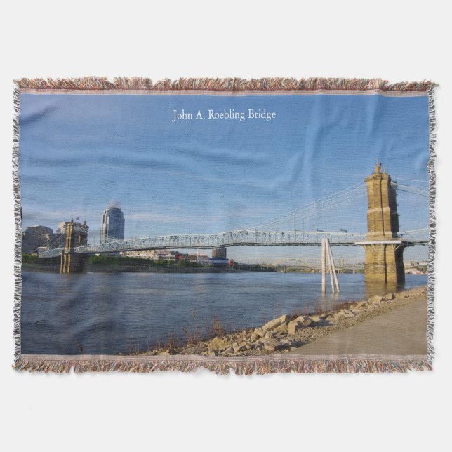 John A. Roebling Bridge arroja manta (Anverso)