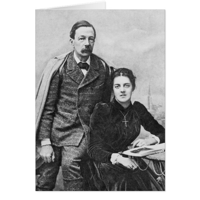 John Addington Symonds y su hija, 1891 (Frente)