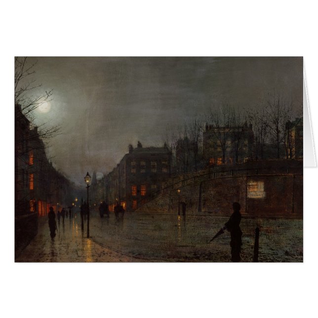 John Atkinson Grimshaw | Volver a casa en Dusk, 18 (Anverso (Horizontal))