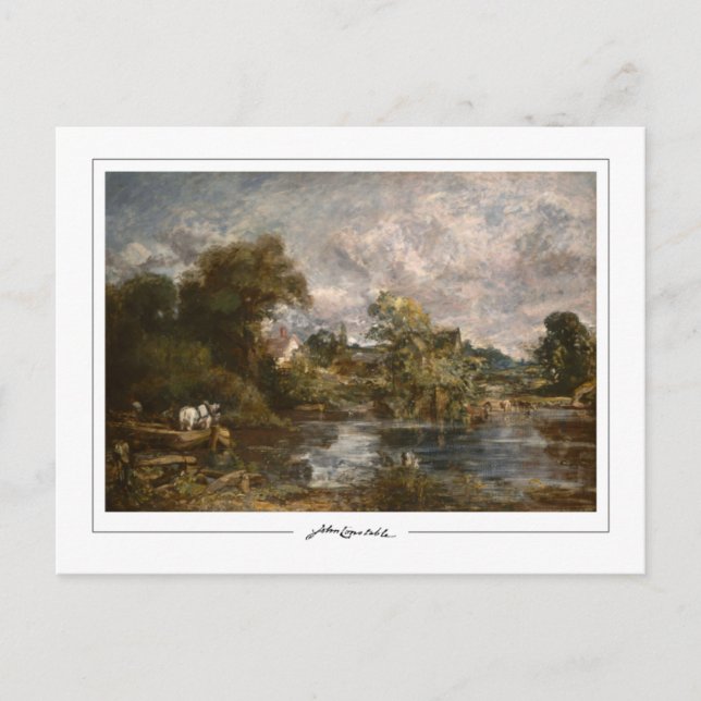 John Constable #16-2 - Tarjeta postal de arte fino (Anverso)