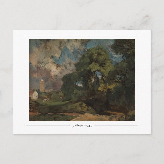 John Constable #245-2 - Tarjeta postal de arte fin (Anverso)