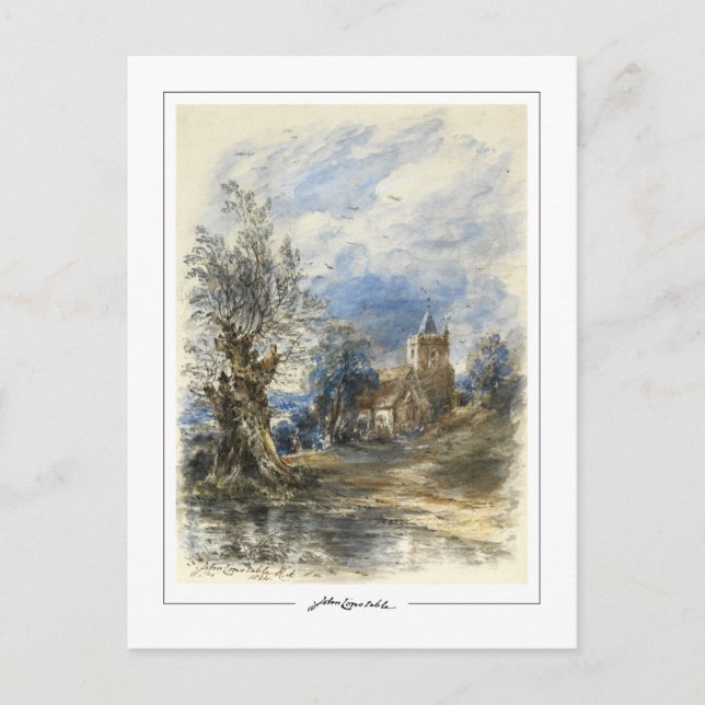 John Constable #256-2 - Tarjeta postal de arte fin (Anverso)