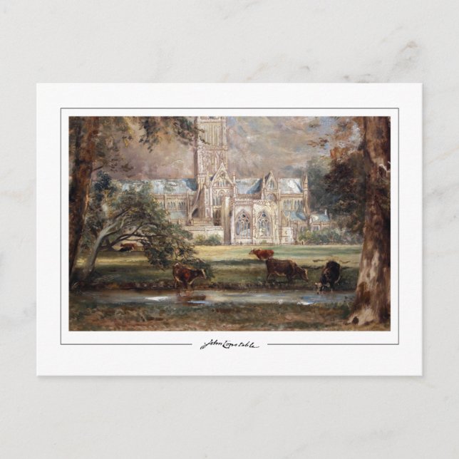 John Constable #313-2 - Tarjeta postal de arte fin (Anverso)