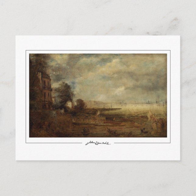 John Constable #334-2 - Tarjeta postal de arte fin (Anverso)