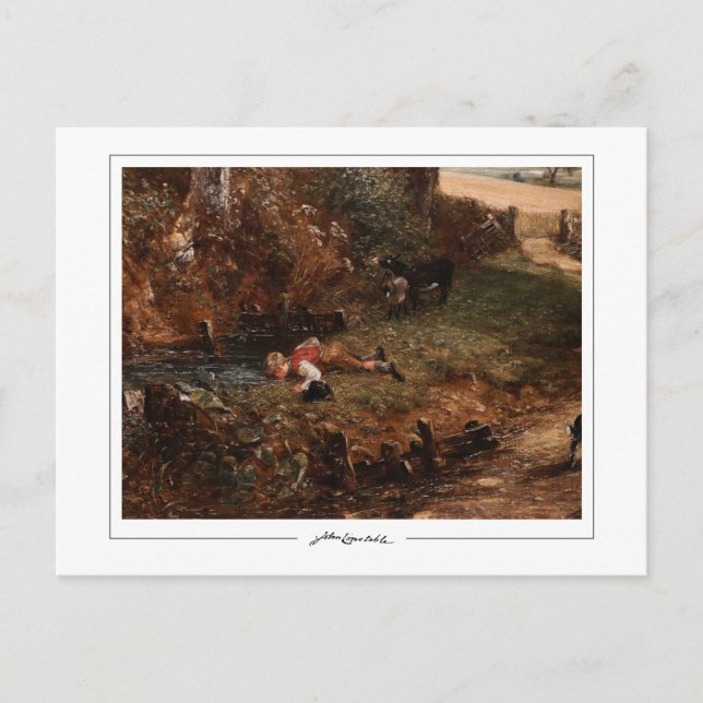 John Constable #391-2 - Postales Bellas Artes (Anverso)