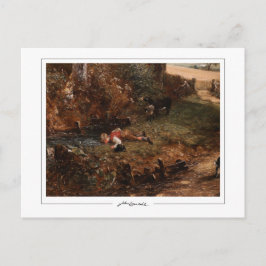 John Constable #391-2 - Tarjeta postal de arte fin