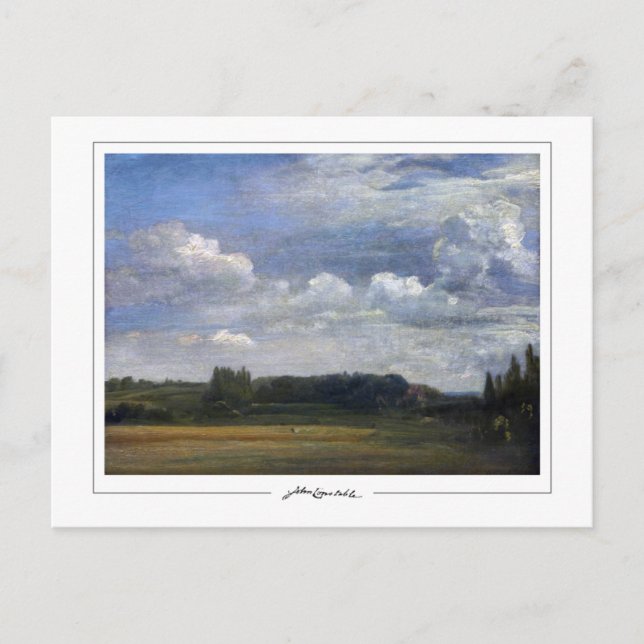 John Constable #396-2 - Tarjeta postal de arte fin (Anverso)