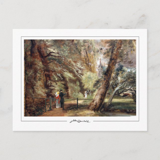 John Constable #409 - Tarjeta postal de arte fino (Anverso)