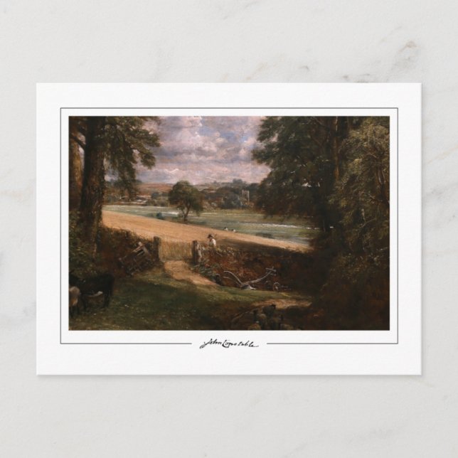 John Constable #528-2 - Tarjeta postal de arte fin (Anverso)