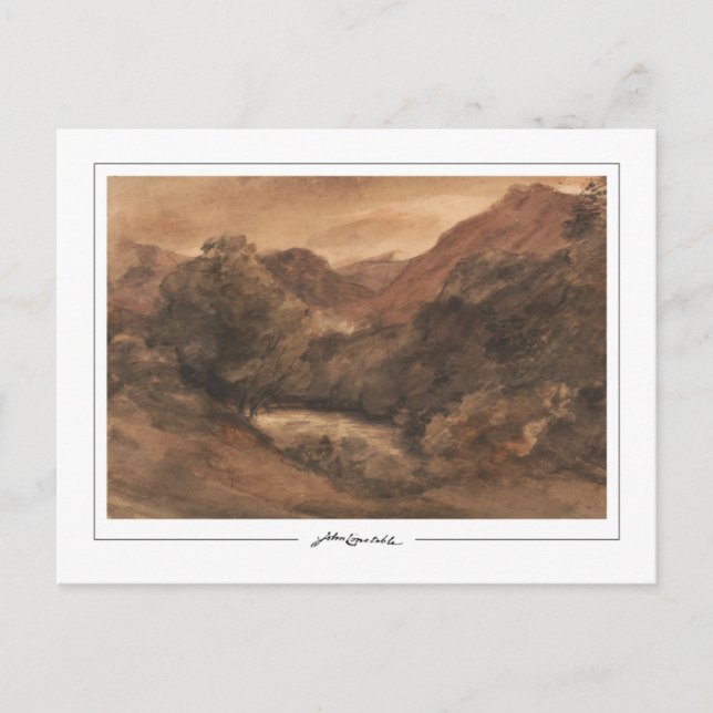 John Constable #558-2 - Postales Bellas Artes (Anverso)