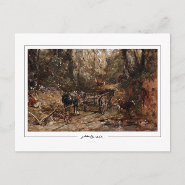 John Constable #66-2 - Tarjeta postal de arte fino (Anverso)