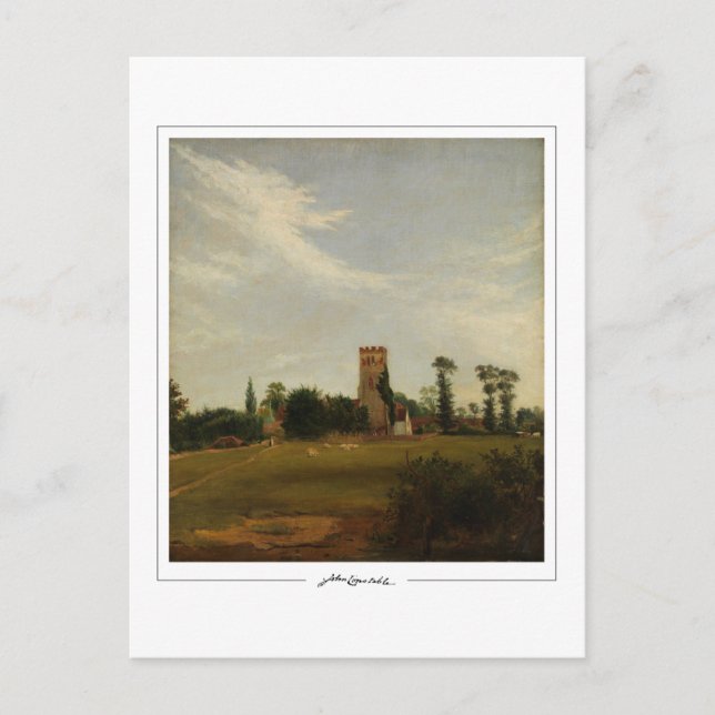John Constable #74-2 - Tarjeta postal de arte fino (Anverso)