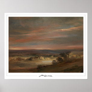 John Constable cartel de arte de Zedign #7