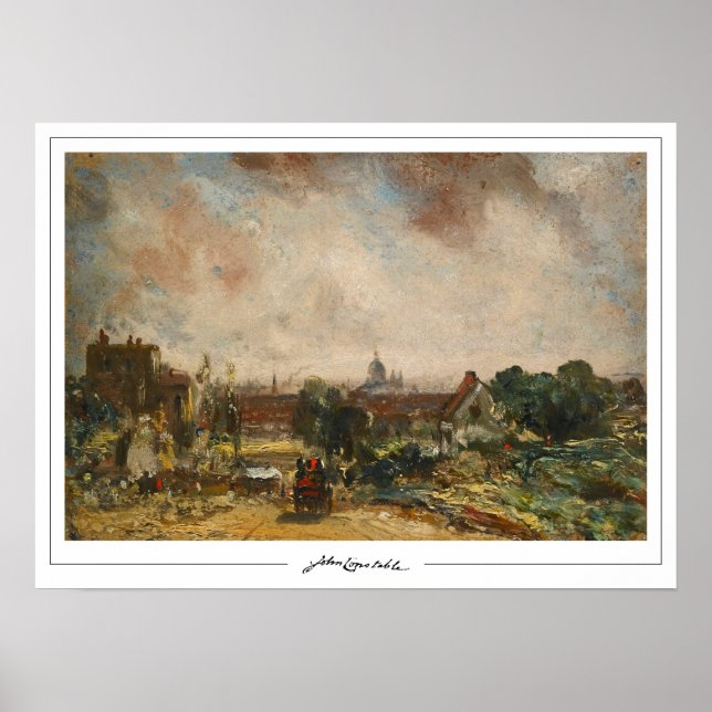 John Constable cartel de arte Zedign #42 (Frente)