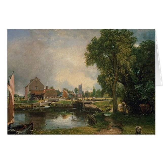 John Constable | Dedham Lock and Mill, 1820 (Anverso (Horizontal))