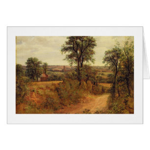 John Constable el un carril cerca de Dedham,