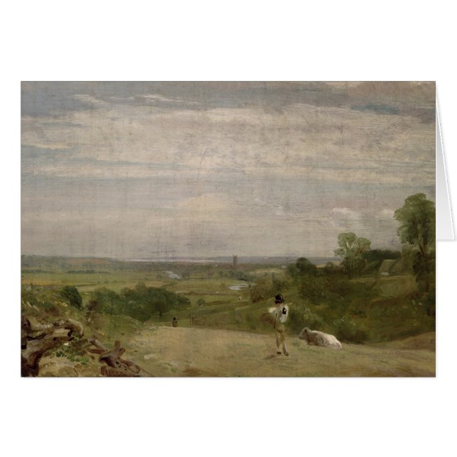 John Constable | Mañana de verano: Dedham de Langh (Anverso (Horizontal))