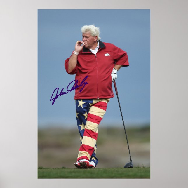 John Daly firmó la firma del Poster de impresión d (Frente)