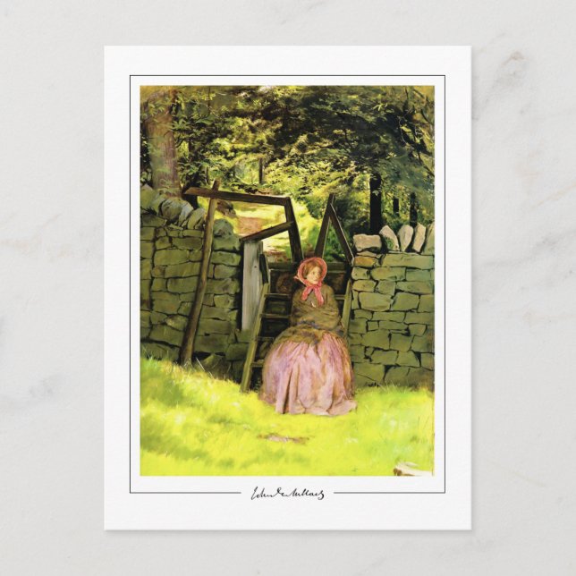 John Everett Millais #105 - Tarjeta postal de arte (Anverso)