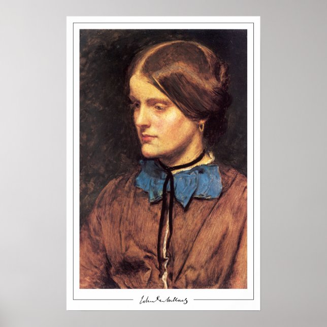 John Everett Millais cartel de arte de Zedign #121 (Frente)