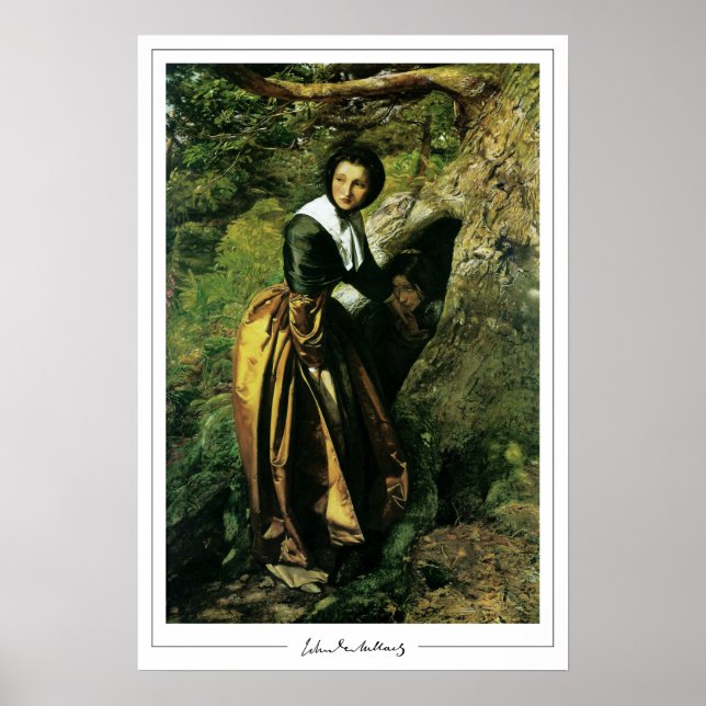 John Everett Millais cartel de arte de Zedign #153 (Frente)