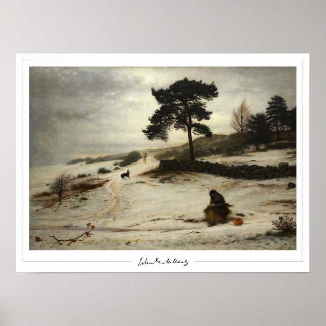 John Everett Millais cartel de arte de Zedign #17 (Frente)