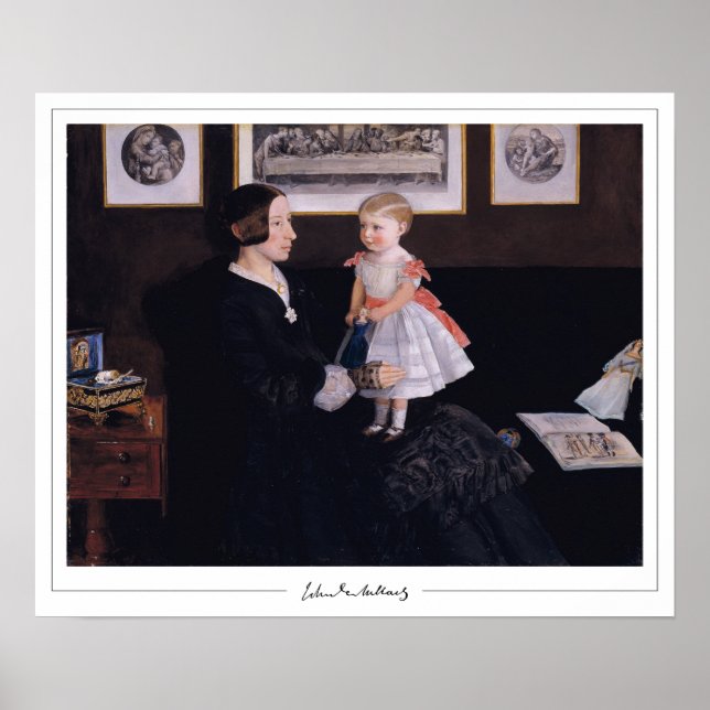 John Everett Millais cartel de arte de Zedign #19 (Frente)