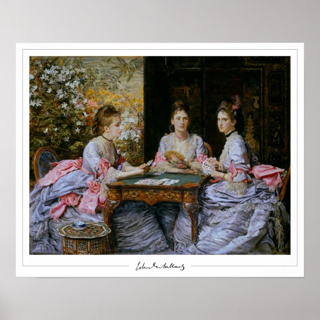 John Everett Millais cartel de arte de Zedign #2 (Frente)