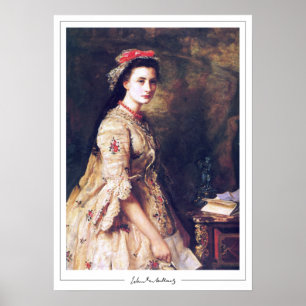 John Everett Millais cartel de arte de Zedign #217