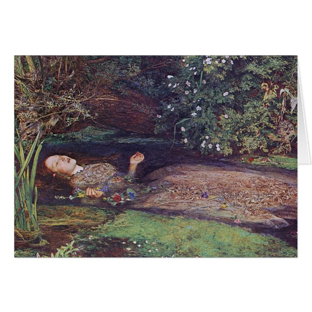 John Everett Millais Ofelia (Anverso (Horizontal))