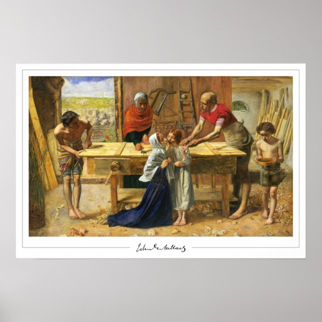 John Everett Millais Zedign Poster de Arte #12 (Frente)