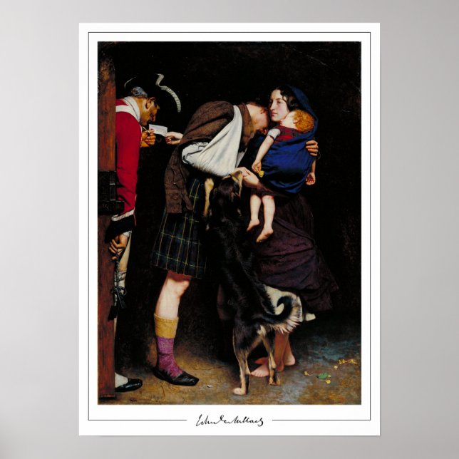 John Everett Millais Zedign Poster de Arte #13 (Frente)