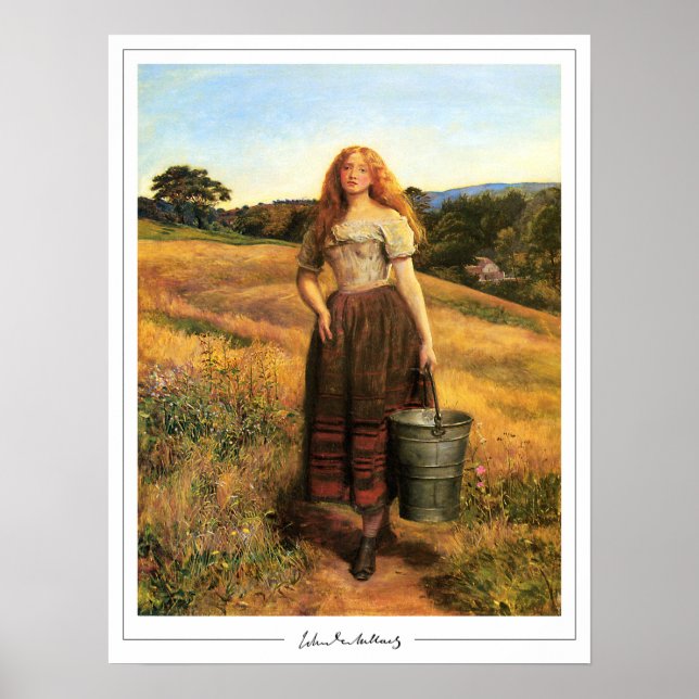 John Everett Millais Zedign Poster de Arte #176 (Frente)