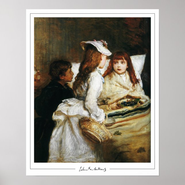 John Everett Millais Zedign Poster de Arte #31 (Frente)