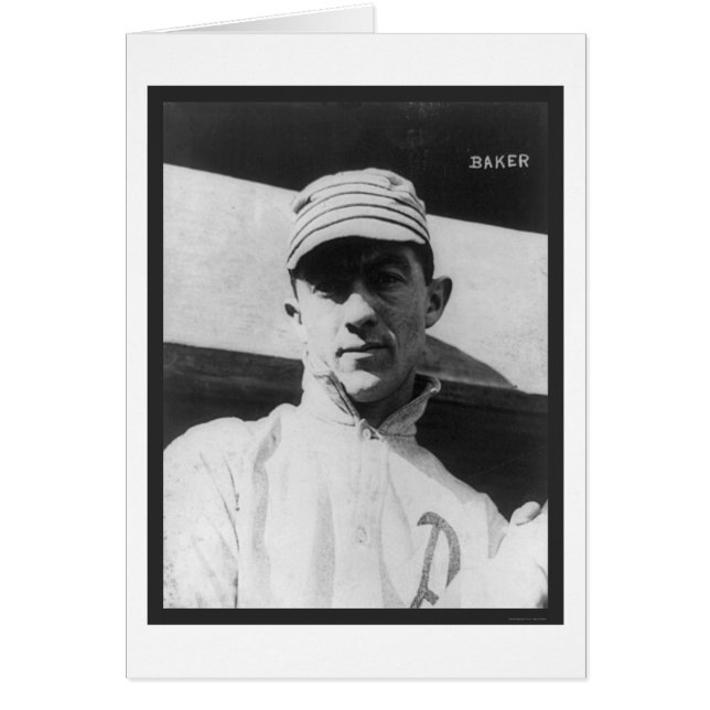 John (Home Run) Baker Athletics Baseball 1914 (Frente)