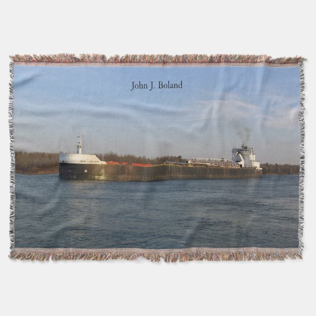 John J. Boland lanza manta (Anverso)