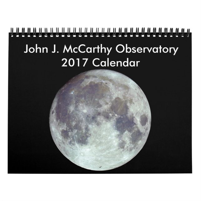 John J. Calendario del Observatorio McCarthy 2017 (Tapa)