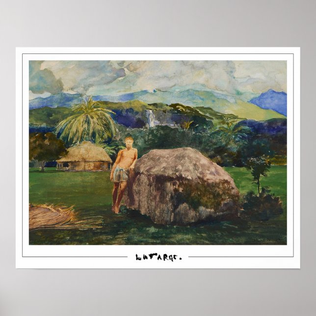 John La Farge cartel de arte de Zedign #138 (Frente)