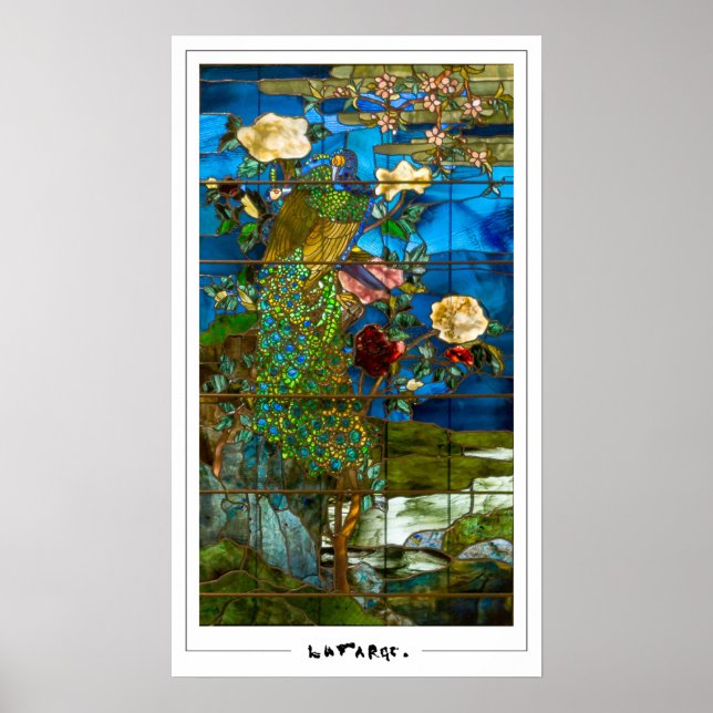 John La Farge cartel de arte de Zedign #91 (Frente)