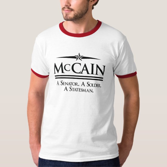 John McCain: Camiseta del estadista (Anverso)