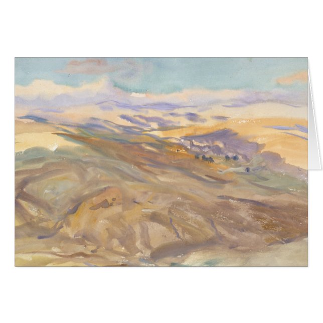 John Singer Sargent - atardecer (Anverso (Horizontal))