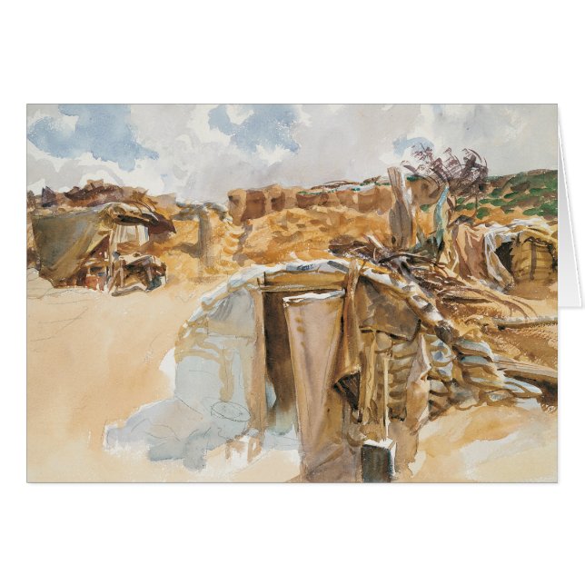 John Singer Sargent - Dugout (Anverso (Horizontal))