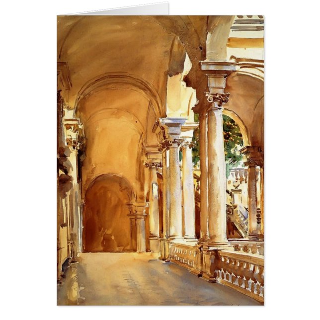 John Singer Sargent: Génova, la universidad (Frente)