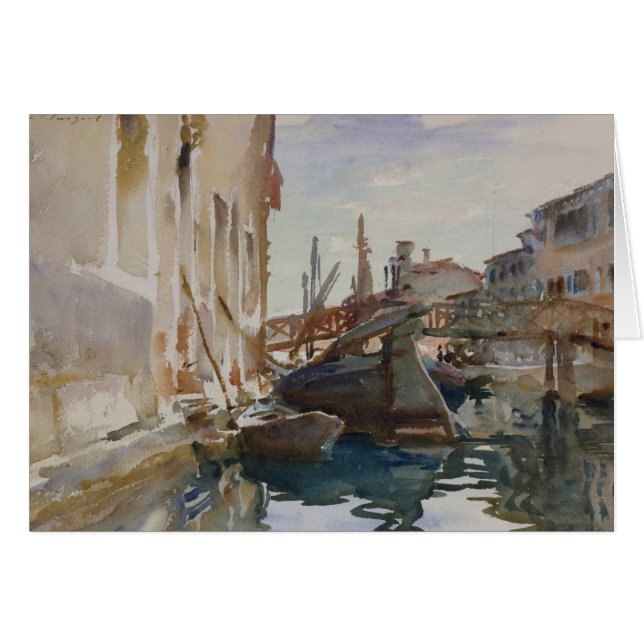 John Singer Sargent - Giudecca (Anverso (Horizontal))